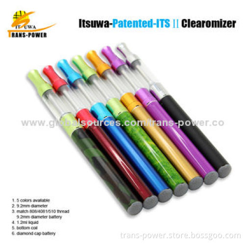Itsuwa ITS-II Electronic Cigarette Atomizers, Slim Body, 58mm Length, 1.0mL Capacity